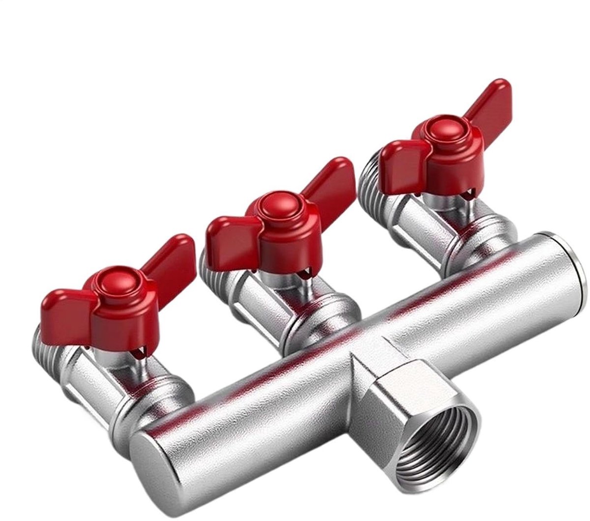 3-Weg Tuinslang Splitter - Heavy Duty Metaal