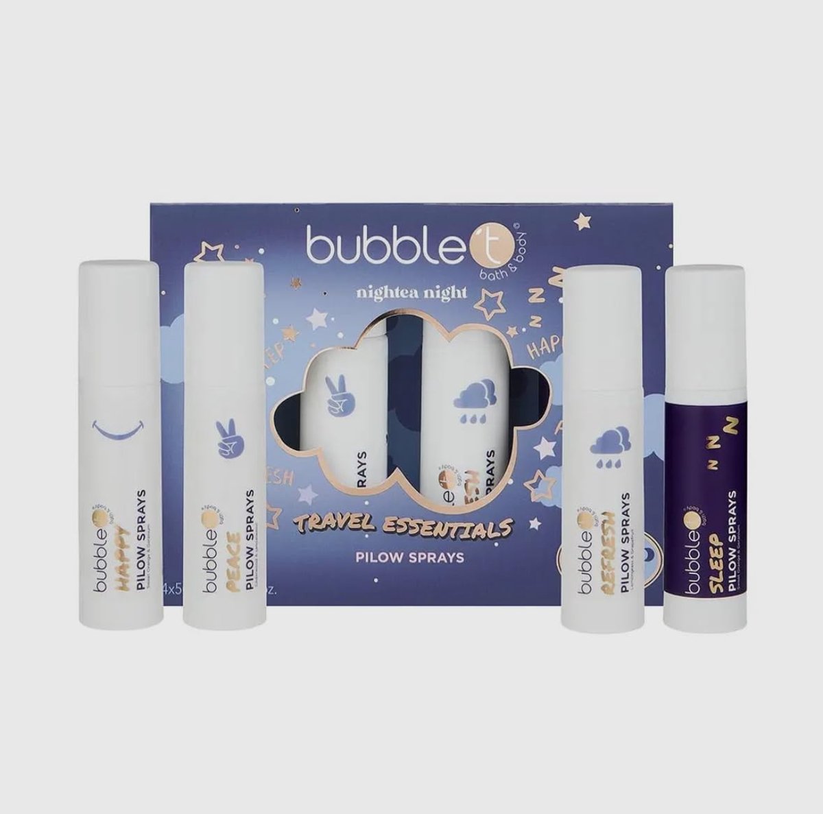 Nightea Night Pillow Mist Set - 4 Aromatherapie Sprays