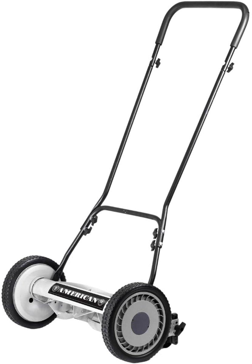Handgeduwde Cilindermaaier - 18 Inch - Zwart