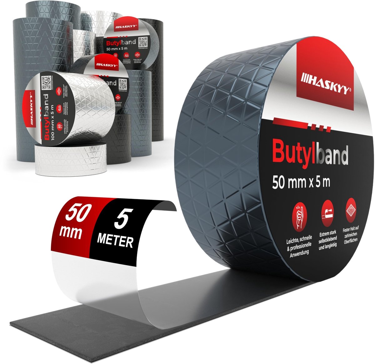Butyl Tape 50 mm x 5 m - Waterdicht en UV-bestendig