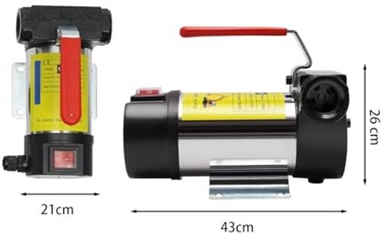 Diesel Pomp 12V - 45 L/Min Zelfaanzuigend voor Jerrytank — afbeelding 2