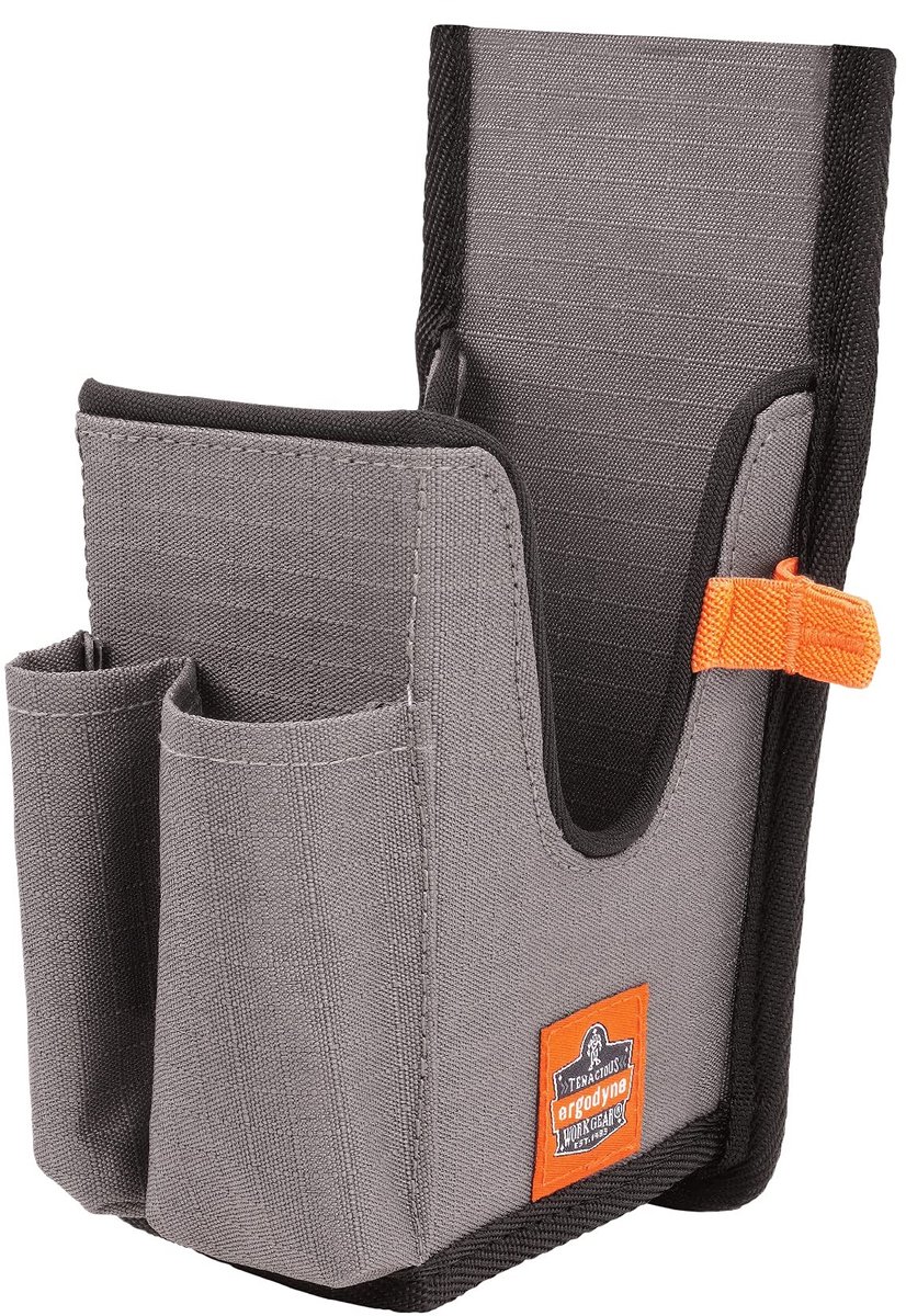 Handheld Barcode Scanner Holster - Met riemlus en meerdere vakken - Grijs