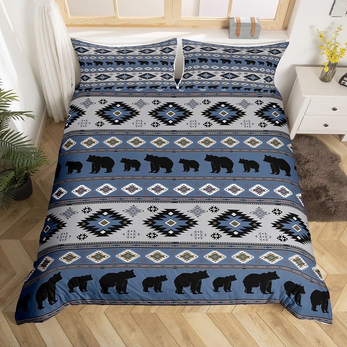 Dekbedovertrek Set - Boho Tribal Etnisch Design - Dubbele Size