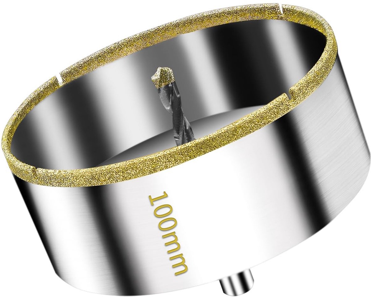 Diamant Boor 100mm met Centreerboor - Voor Glas en Tegels