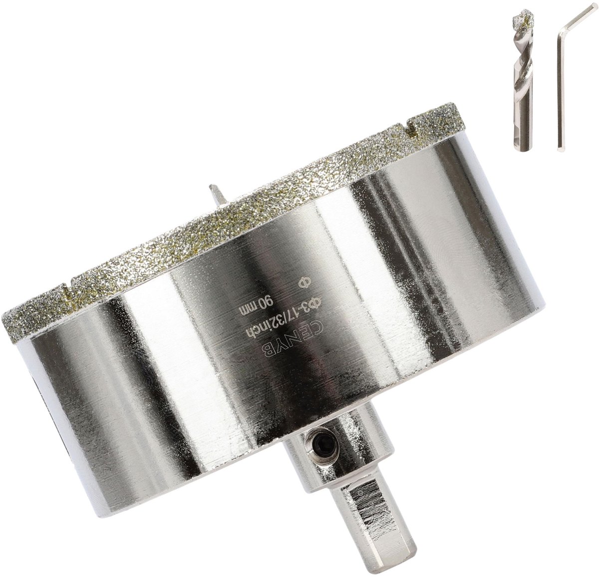 Diamant Boor 90mm - Voor Keramiek, Glas en Marmer