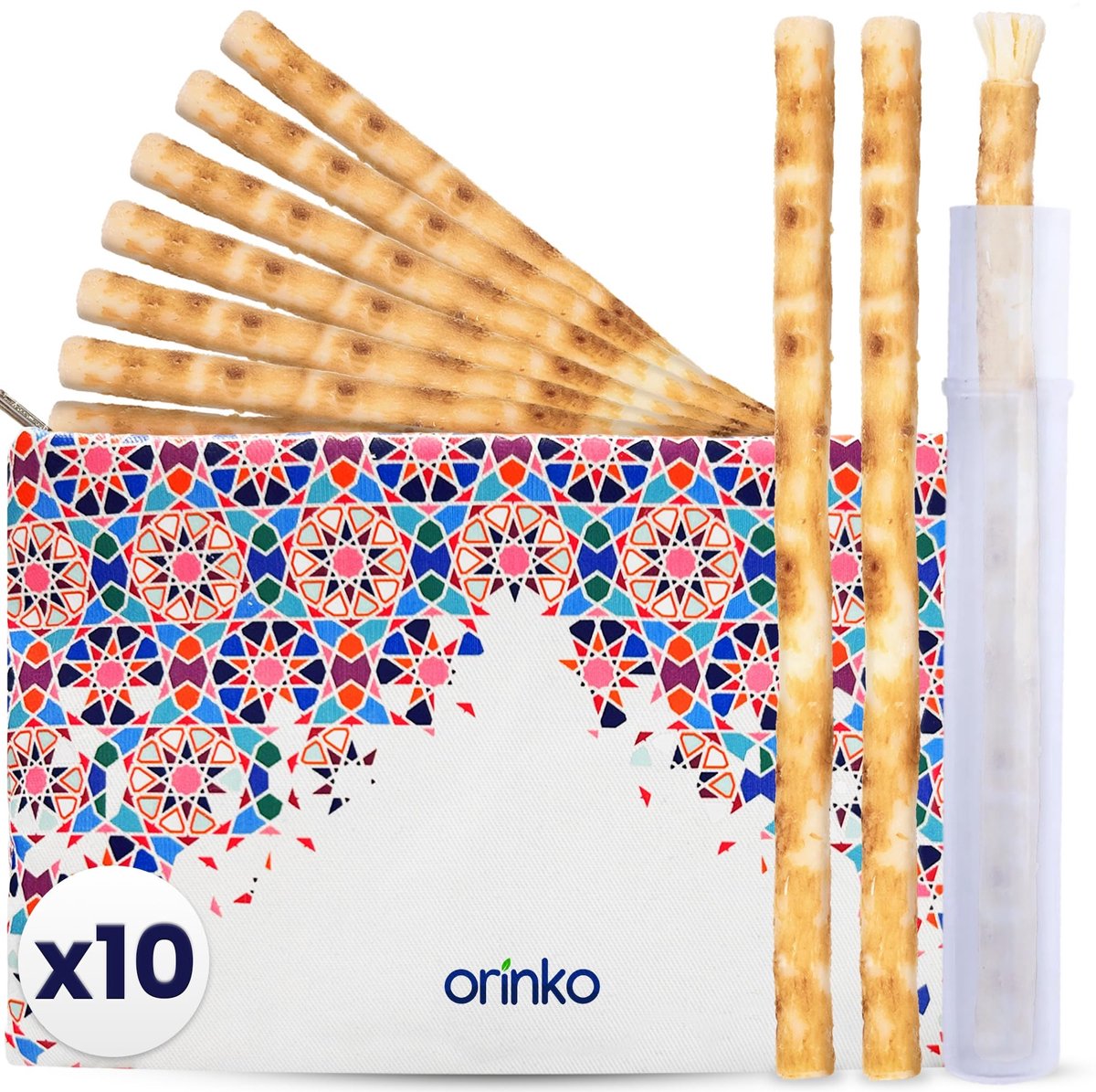 Siwak Sticks Set - Natuurlijke Tandenborstel met Beschermhoes