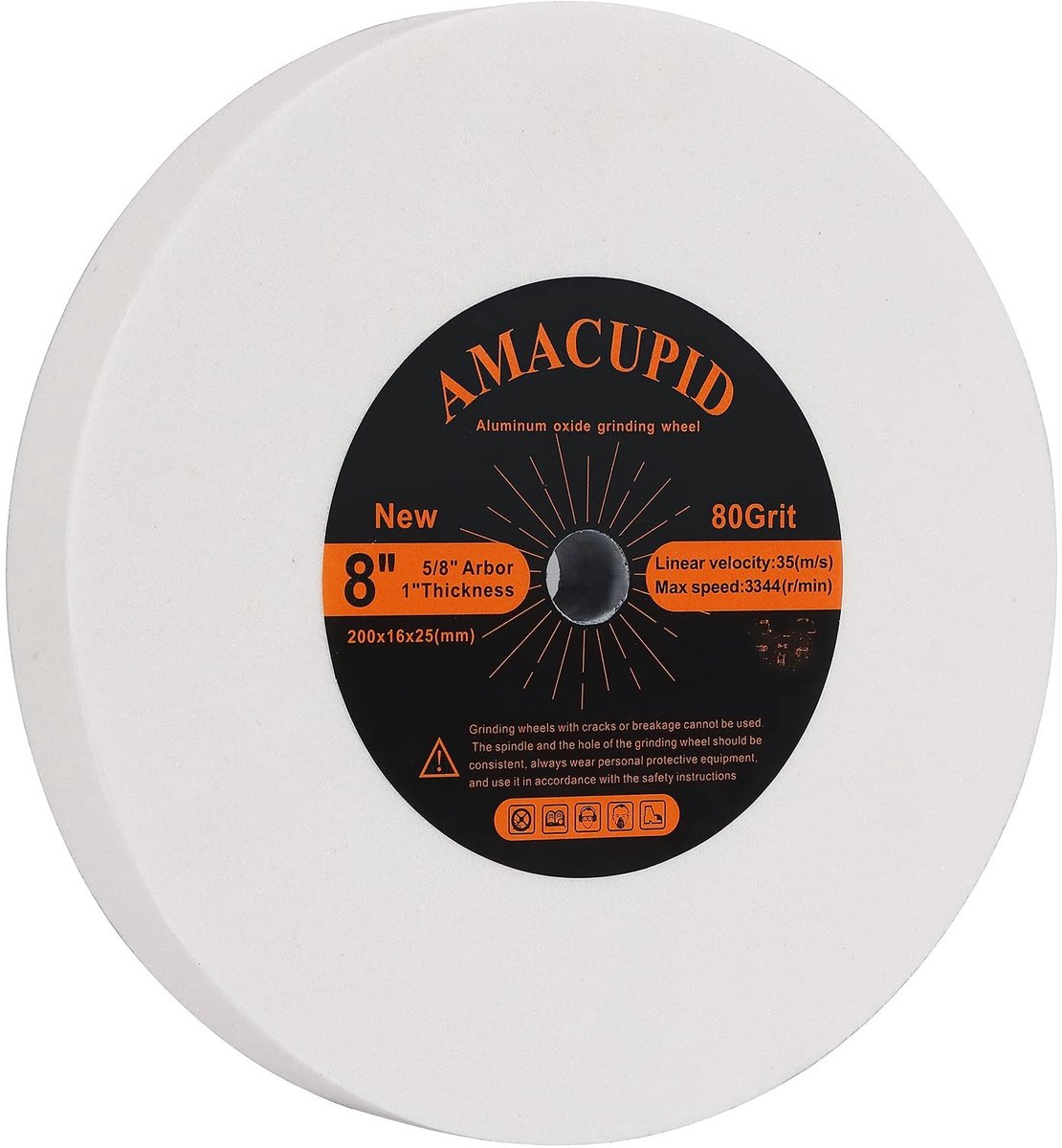 Schuurdiscs voor staande slijpmachines - 200 mm diameter, 16 mm boring
