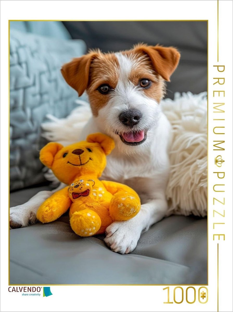 Puzzel Mijn Favoriete Knuffeldier - 48 x 64 cm