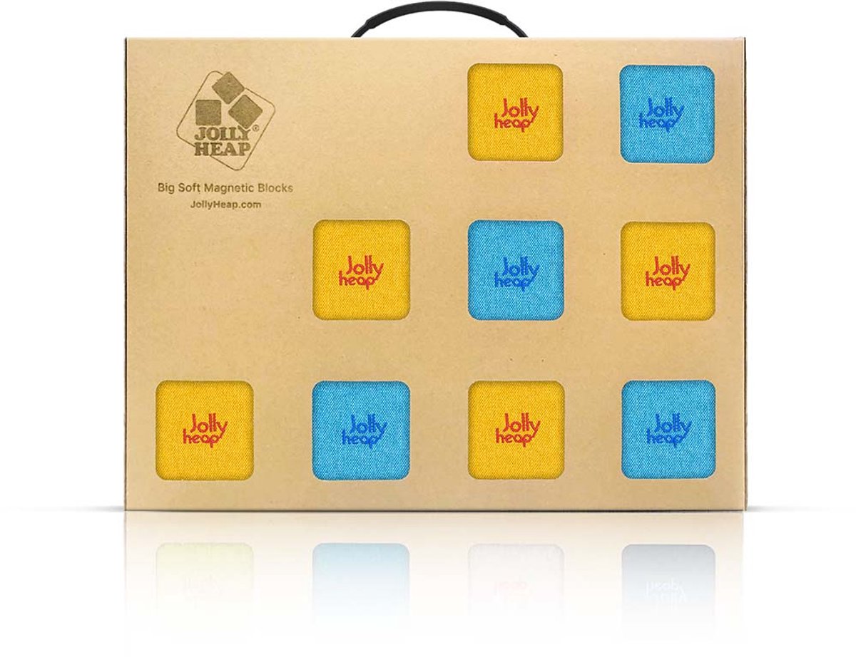 Jolly Heap Pixi set magnetische blokken 12 stuks