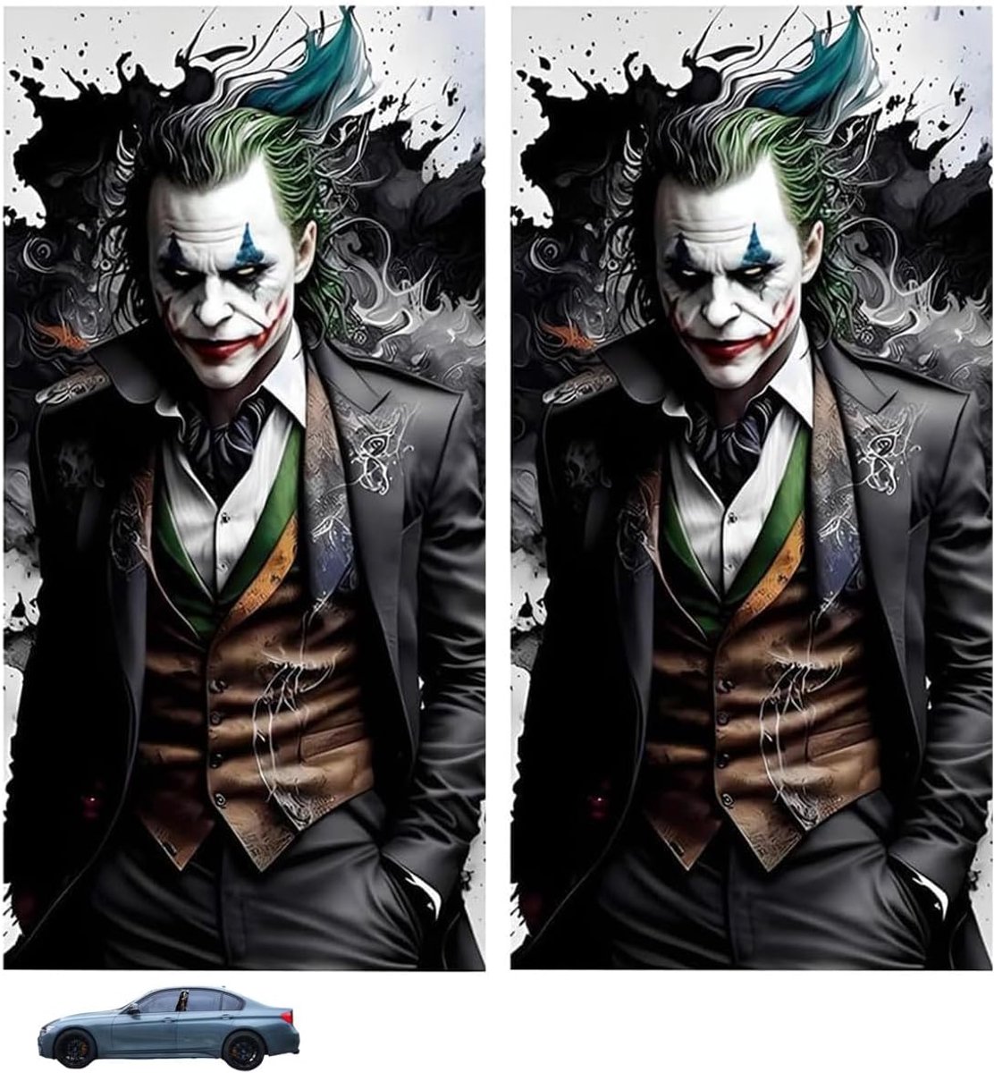 autostickers 2 stuks B Pillar Protector autostickers decoratieve autostickers waterdichte autostickers gepersonaliseerde stickers voor creativiteit voor