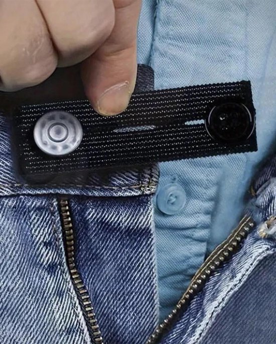 10 stuks broekverlengingen, verstelbare zwangerschapsgordelverlengingen, elastische verlengingen voor taillebroeken, voor dames, jeans, rokken en zwangerschapsbroeken — afbeelding 5