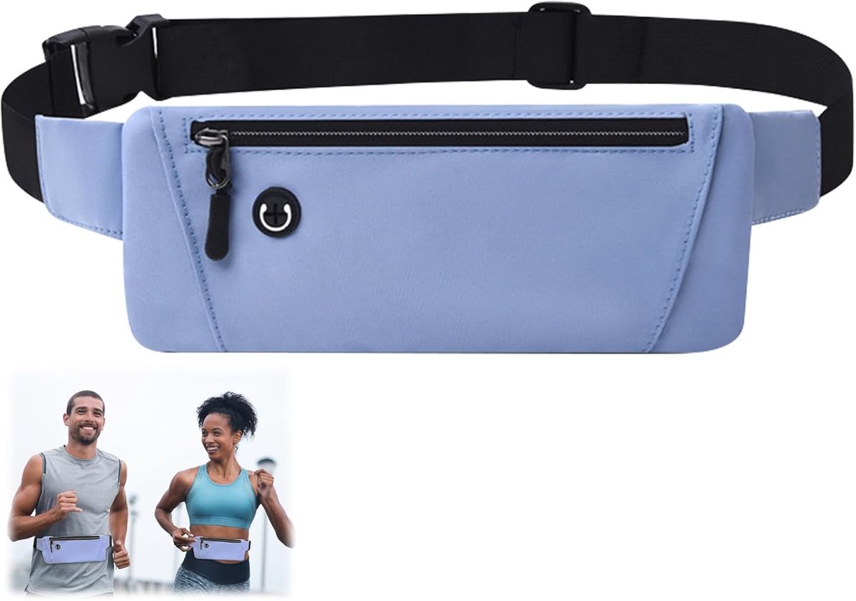unisex met verstelbare loopriem voor outdooractiviteiten en dagelijks woon-werkverkeer, blauw