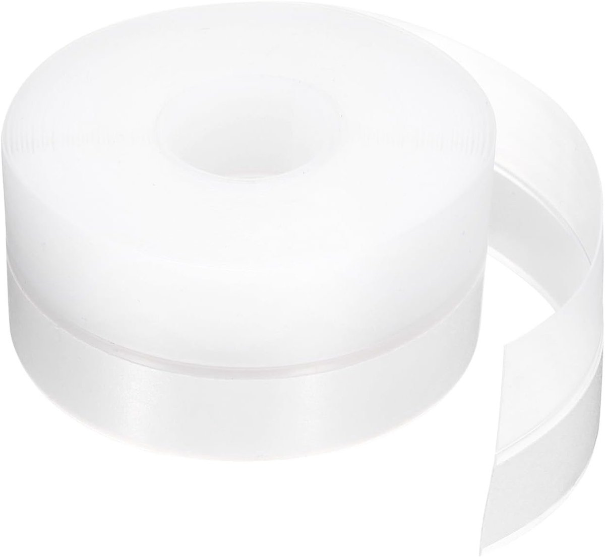 Weerstrip, deurafdichting, 16,4 ft x 35 mm, siliconen afdichtingsstrip voor deur, tochtstopper, plakband, raam, huis, douche, glas, kolommen, lengte 5 m, transparant