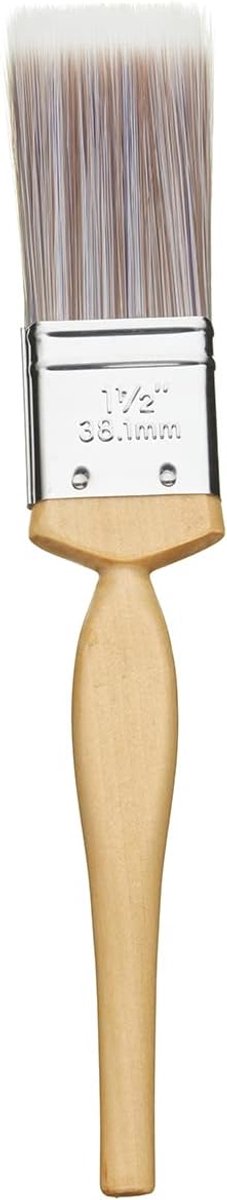 For The Job Diamond DIY-verfkwast voor een soepele afwerking 38 mm van verf met emulsie-, glans- en matverf op muren, plafonds, meubels, hout en metaal