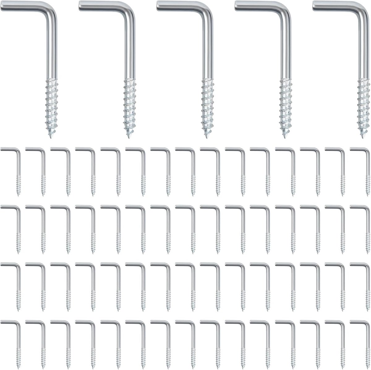 haakse schroefhaak (100 stuks)