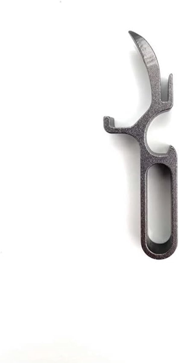 shotgun sleutelhanger, flesopener, shotgunning tool sleutelhanger ring en tapopener alles in één - Beer Bong Stuur Shot Gun Blikopener Fles Tool (Gun-Metal Grey)