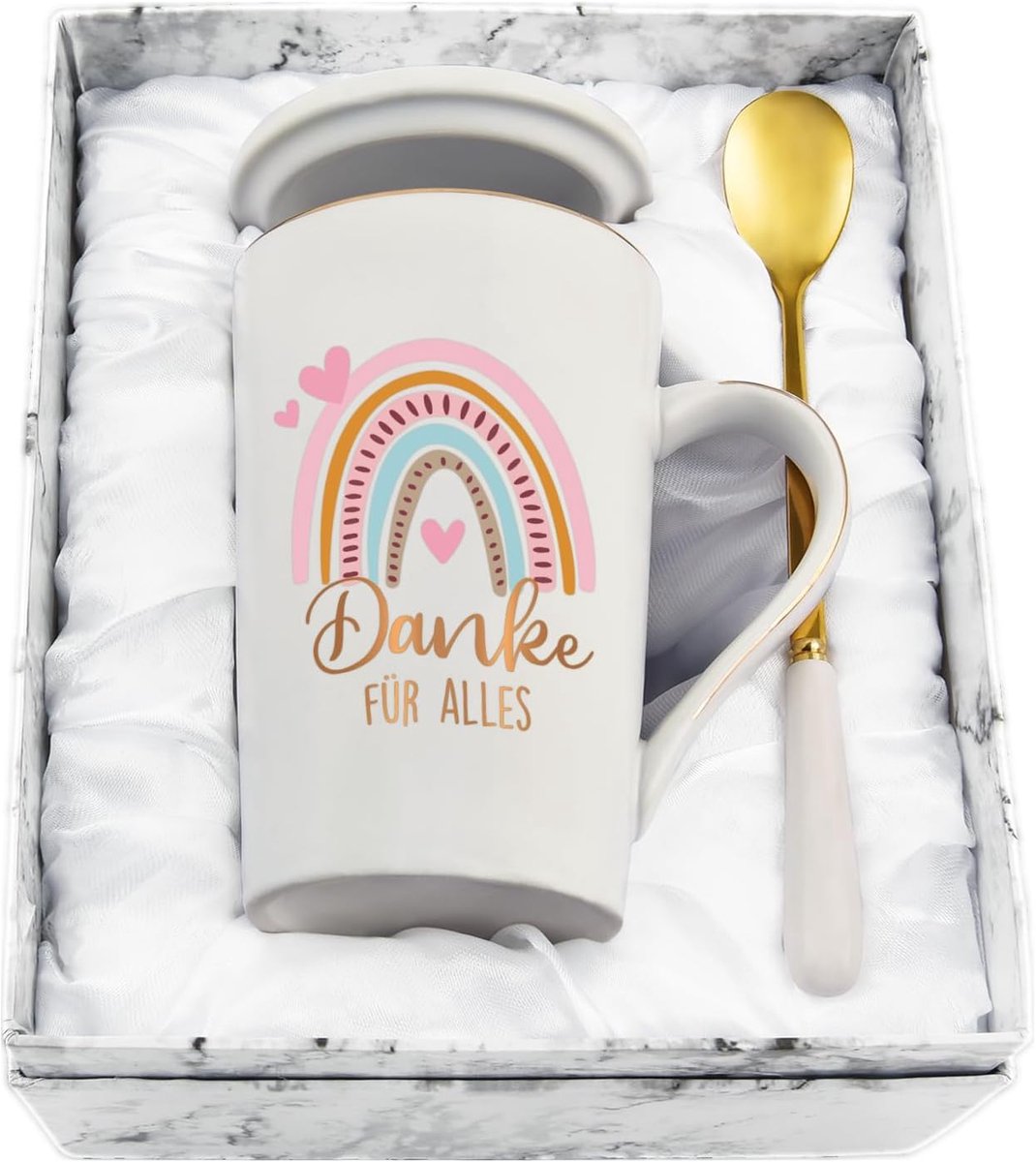 Dankgeschenken voor Opvoedster Leraar Vrouwen Afscheidscadeau Koffiemok - Bedankt voor Alles Afscheid Collega Opvoedster Cadeau Idee voor Afscheid, 400ml Wit