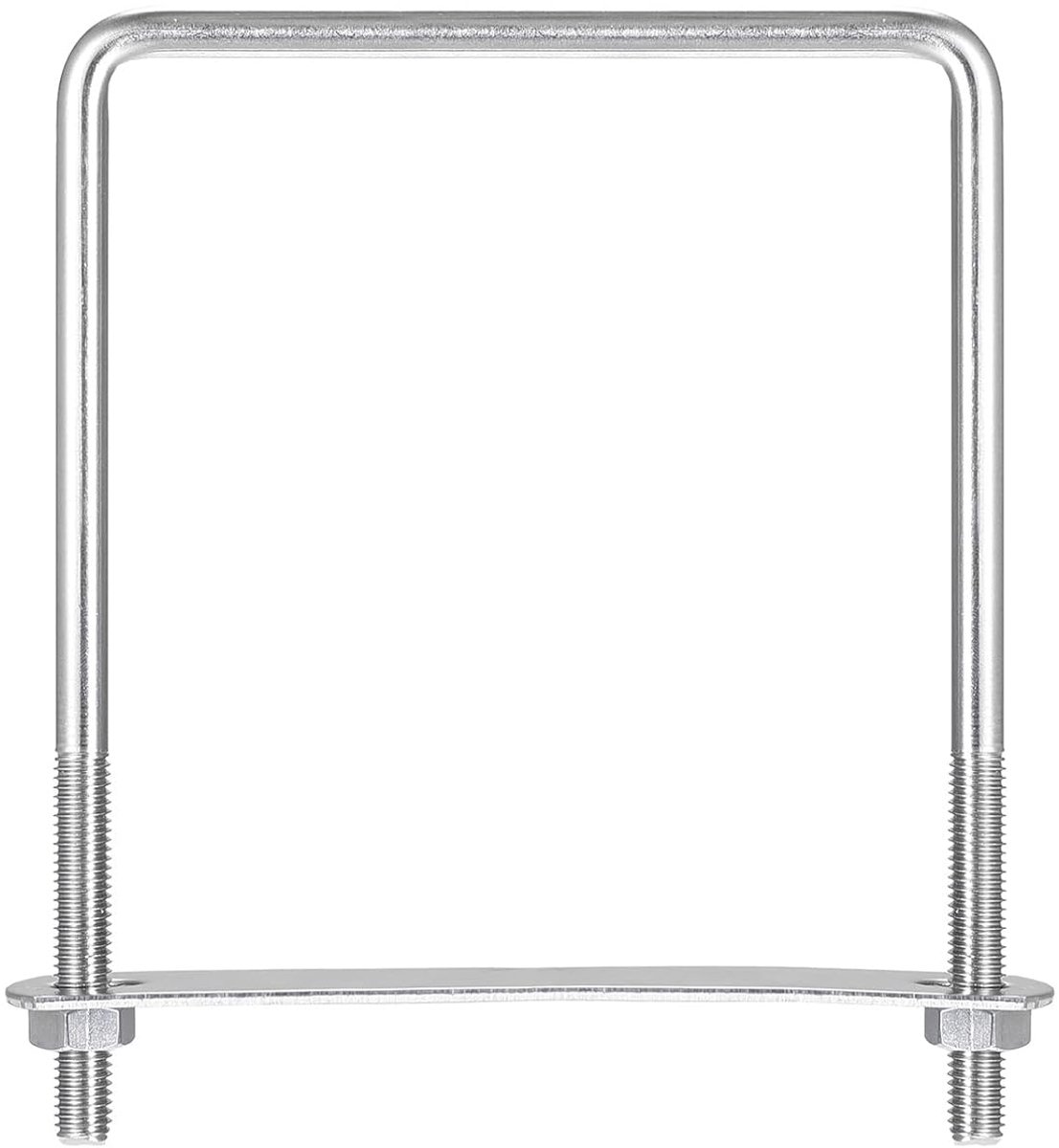 U-bouten 112 mm (4.41 ") binnenbreedte 150 mm lengte M8 304 roestvrij staal U klemschroef met moer en plaat voor boottrailer