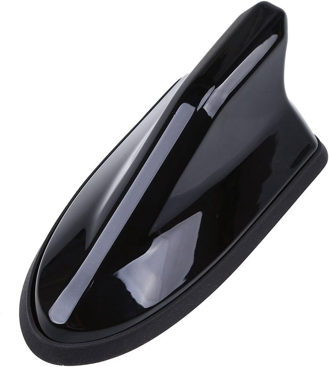 Autoantenne, universeel, haai, autoantenne, versterker, AM, FM-radio, waterdicht, rubber, zwart