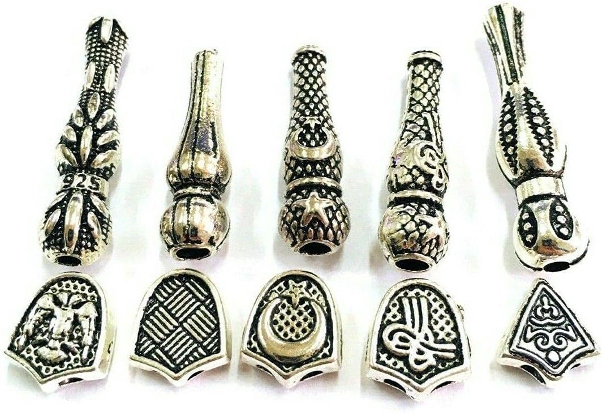 Kralen set voor gebedskralen Tesbih Tasbih Tespih ketting spacer kralen Misbaha Subha islamitische rozenkrans gebedsaanbidding accessoires