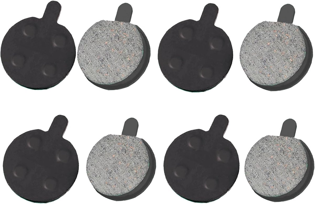 4 paar remblokken, remschijven, remblokken, reserveonderdelen voor Xiaomi M365 Pro, 1S, Essential, Pro 2, voor Zoom DB-280/350/450/550/650/Alongha SNG/Apse/Artek Apollo/Shockwave