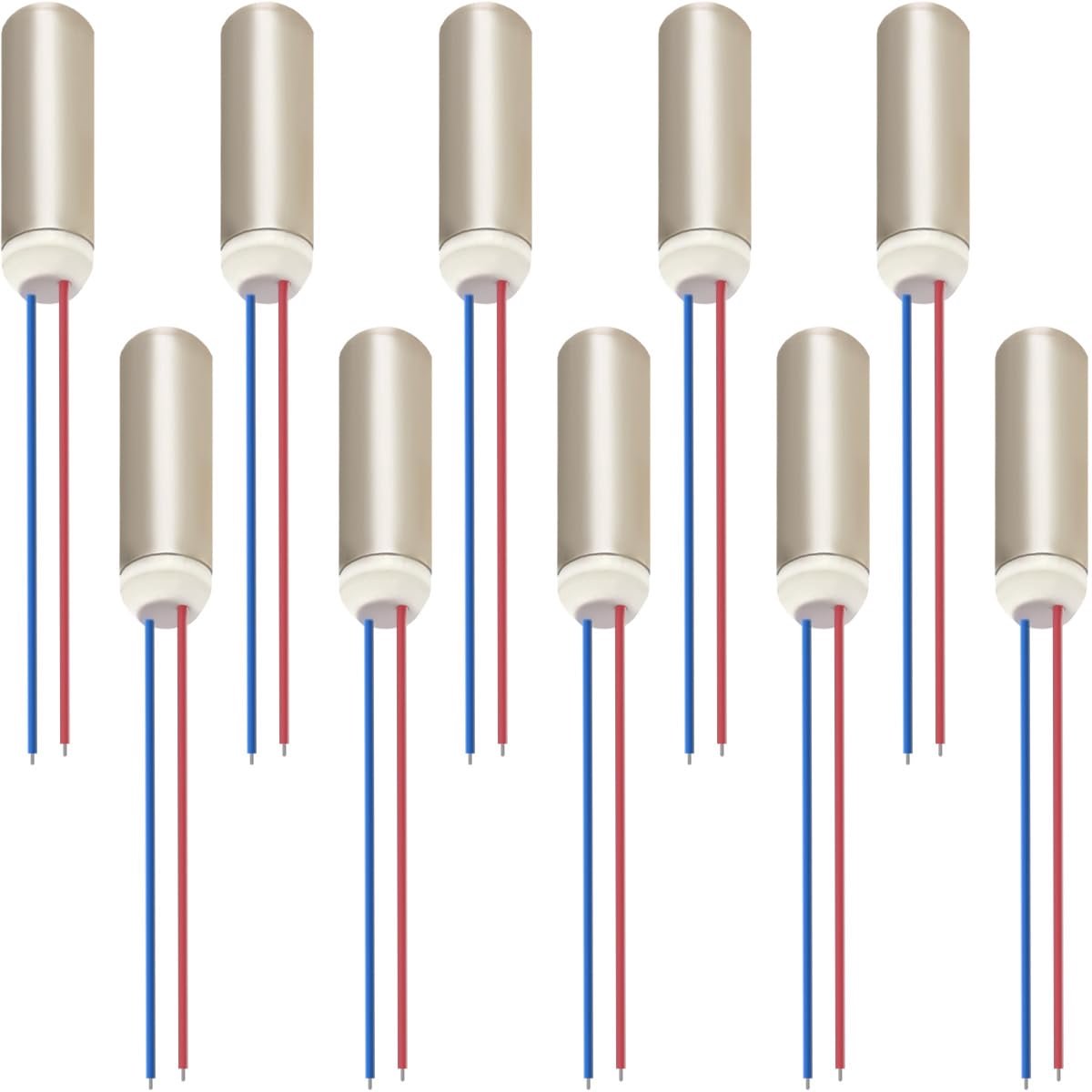 zonder kern, 10 stuks, DC 1,5-3 V, 7 mm x 25 mm, 8000-16000 omw/min, ingebouwde vibratiemotor, waterdichte holle beker voor elektrische tandenborstel, speelgoed, modelbouw
