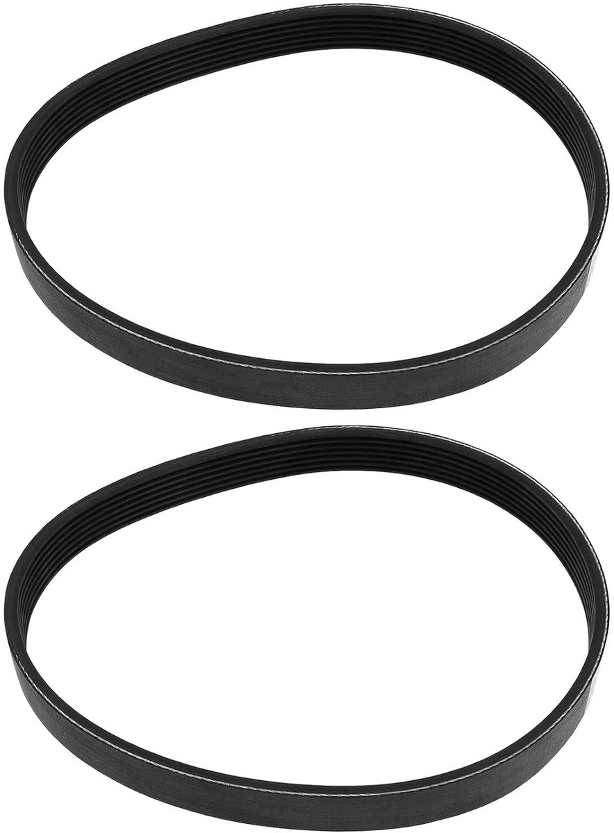2 STKS 7PJ451 Aandrijfriem Compatibel met Bosch Rotak 320 Grasmaaier 7 Rib Gesloten Loop Vervanging Rubber Distributieriem 16mm Breedte 451mm Omtrek
