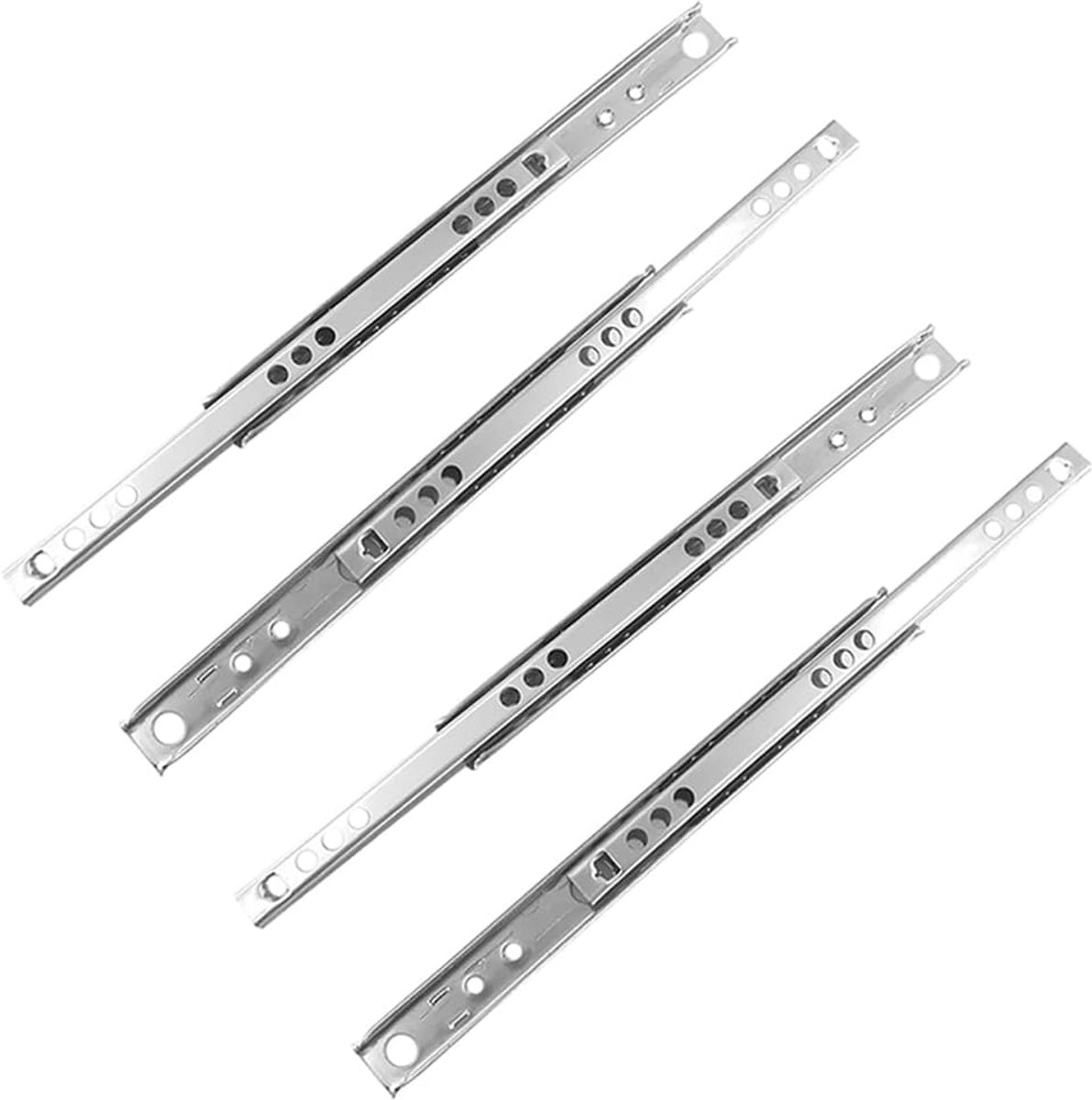 Ladegeleiders - kogellager, 2 paar, B17 mm, 214 mm lengte