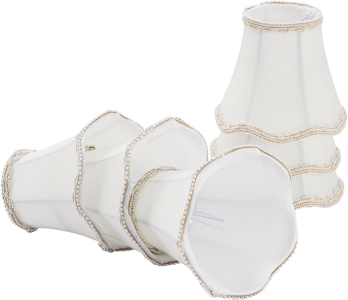 Lampenkappen 2-/6-delige set E14 E27 kaarslampen voor kroonluchter hanglamp wandlamp lampenkap
