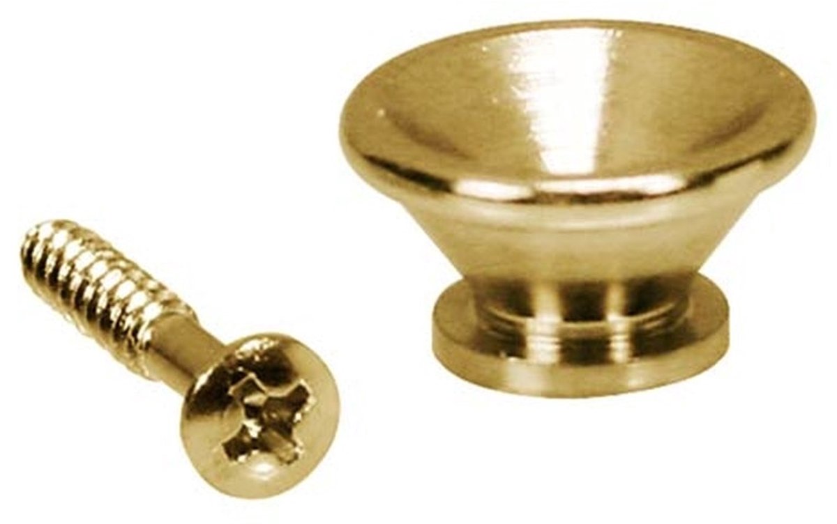 Boston EP-PP-G Strap Knoppen - Goud, 2-Pack, V-Model