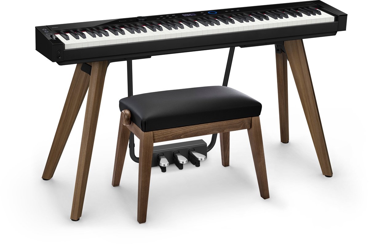 Casio PX-S7000BK Digitale Piano 88 Toetsen Smart Hybrid Hammer Action Zwart incl. kruk