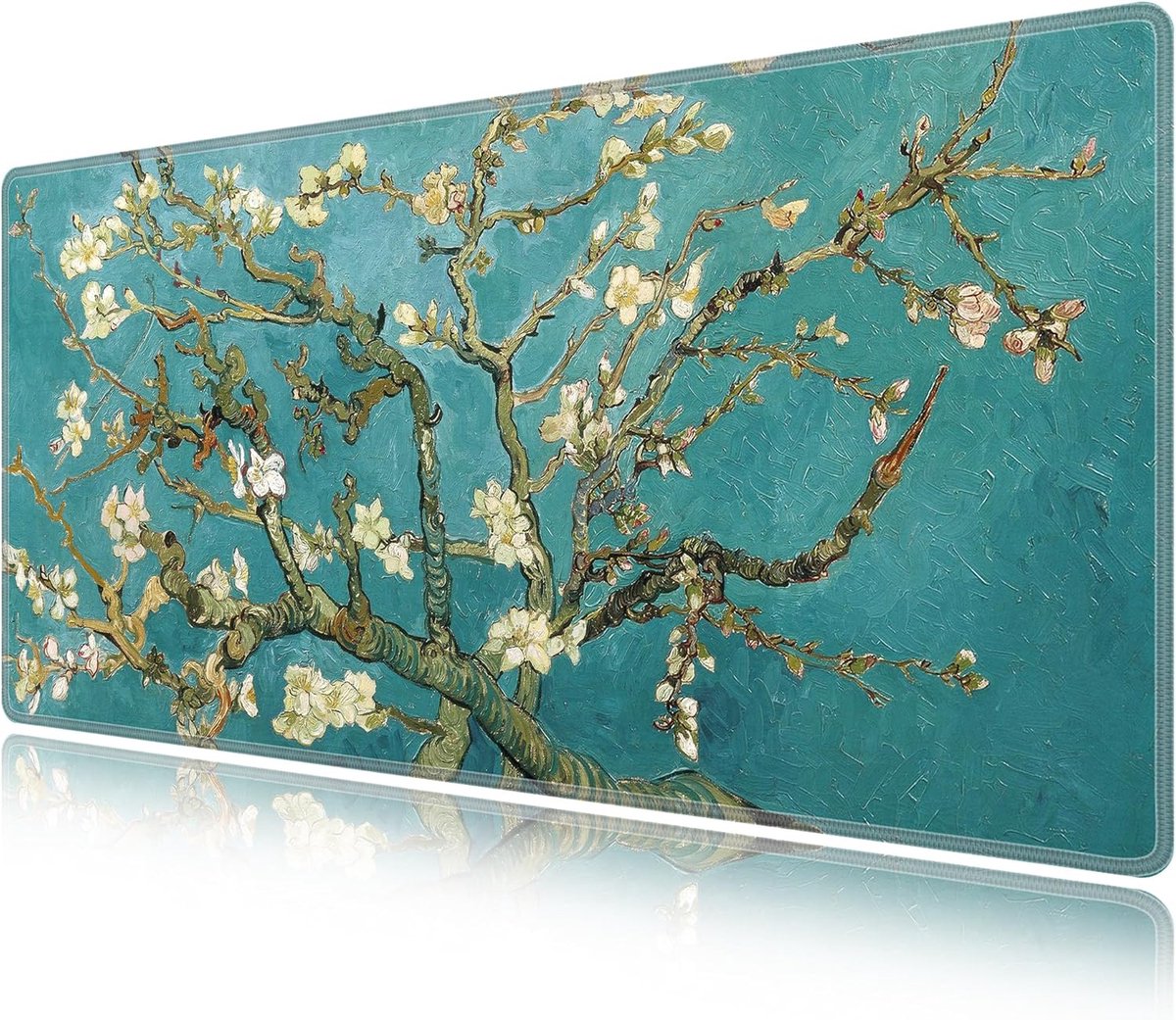 Muismat groot 1000 x 500 mm - natuurlijk rubber - antislip - ideaal voor kantoor - SnelShoppen