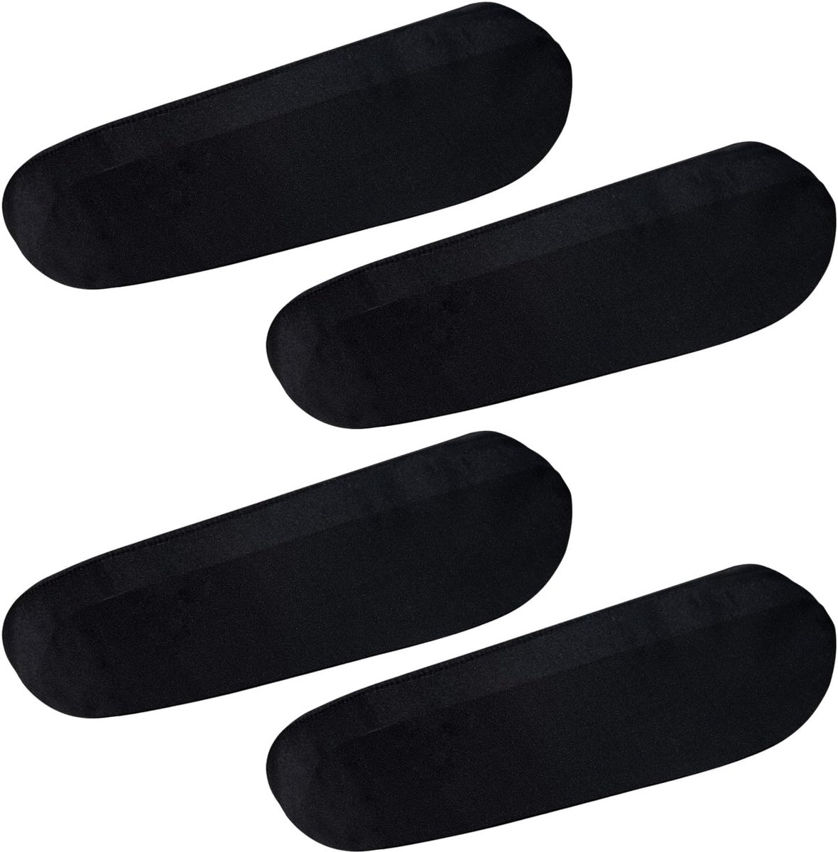 Armleuninghoezen, 4 stuks, elastische armleuninghoes voor auto, SUV, vrachtwagen en bestelwagen, zwart