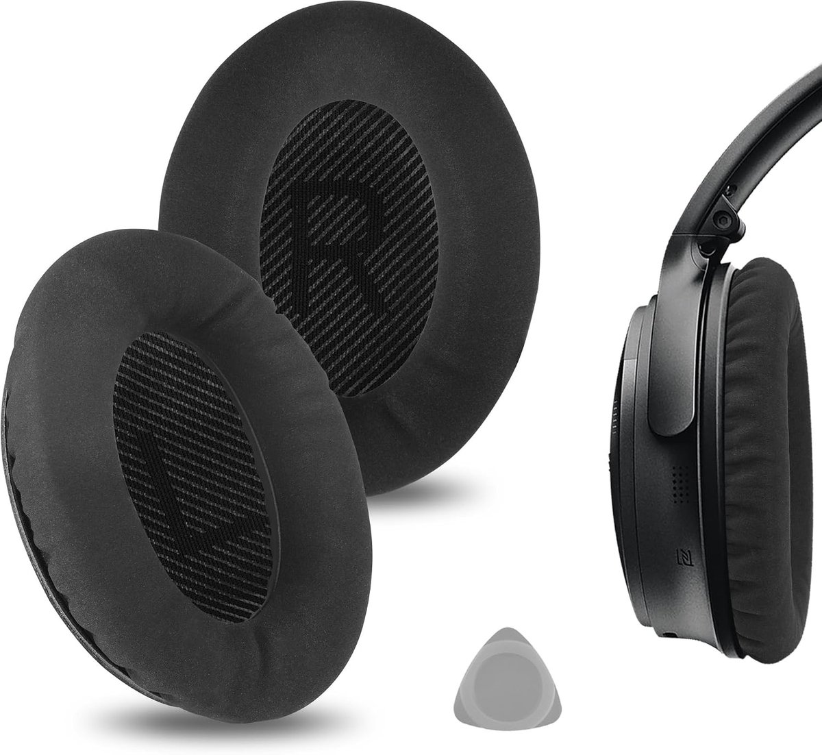 Oorkussens oorkussen voor Bosë QuietComfort QC35, QC35 II, QC25, Hoofdtelefoon Vervanging, Oorschelpen, Oorbekleding Reparatie Onderdelen