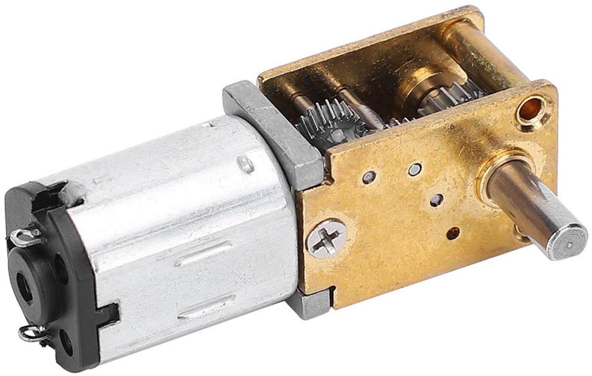 1218GEN20 DC6V 70RPM Borstel Mini Transmissiemotor, Micro Turbo Onderzetmotor
