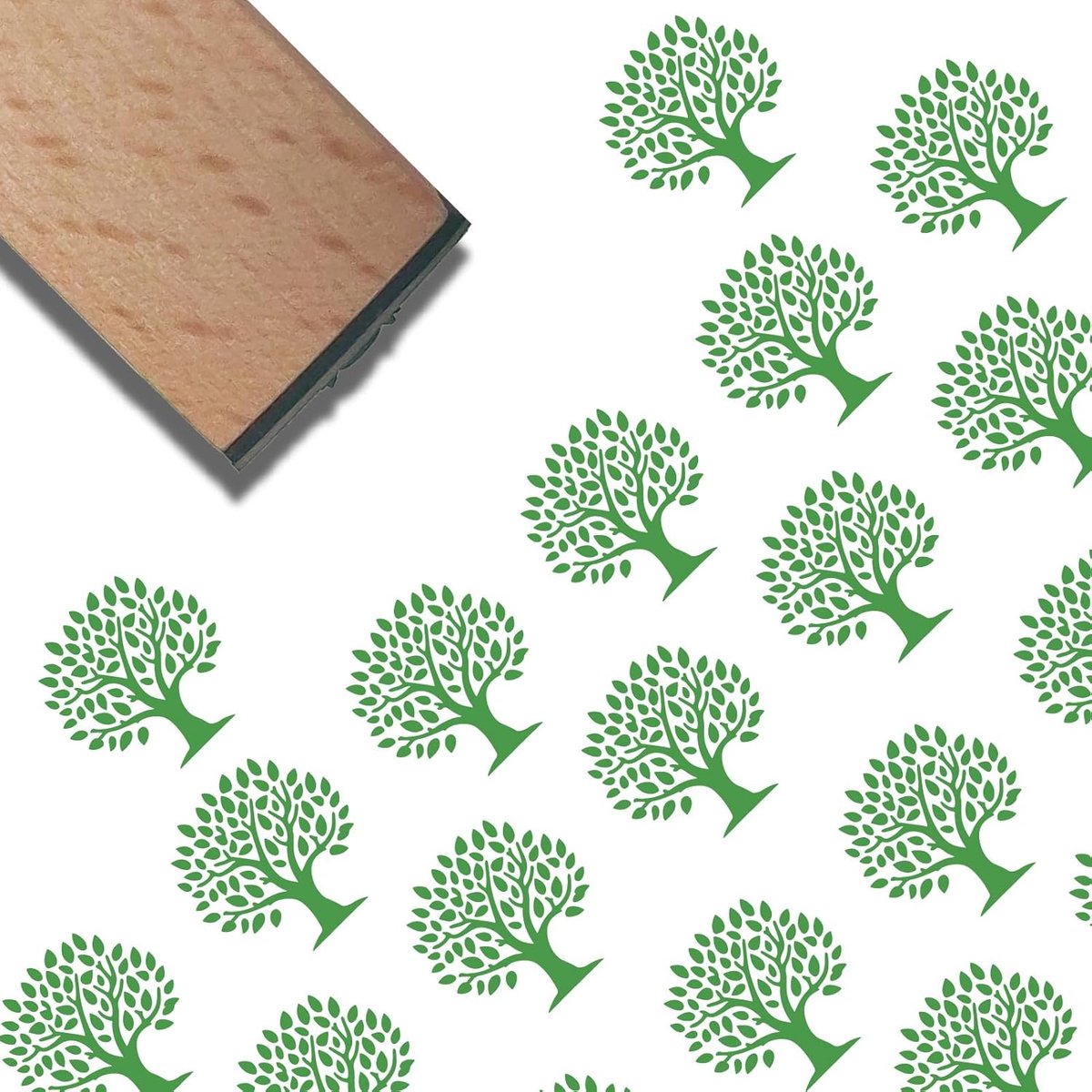 Houten Rubber Stempels Levensboom Mini Natuurlijk Hout Herbruikbare Decoratieve Print Grappige Crafting Journaling Kleine Zegels voor Scrapbooking Journal Dagboek Kaart Maken Planner DIY Art