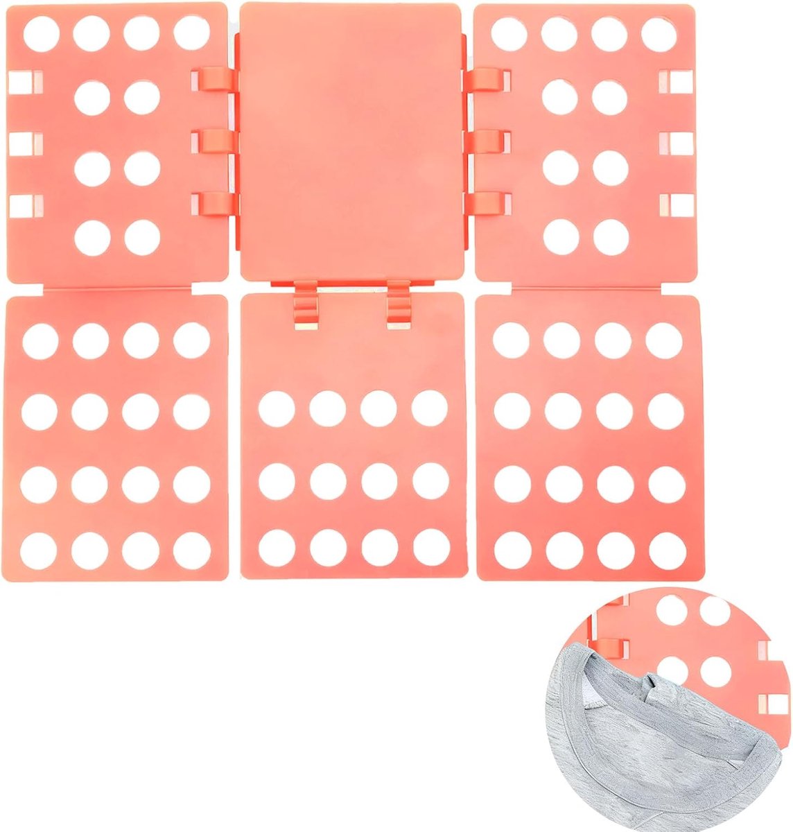 Vouwplank voor kleding, T-shirt, overhemden, truien en broeken, eenvoudig te gebruiken, robuuste materialen en compacte constructie voor optimale opbergruimte, voor kinderen en volwassenen