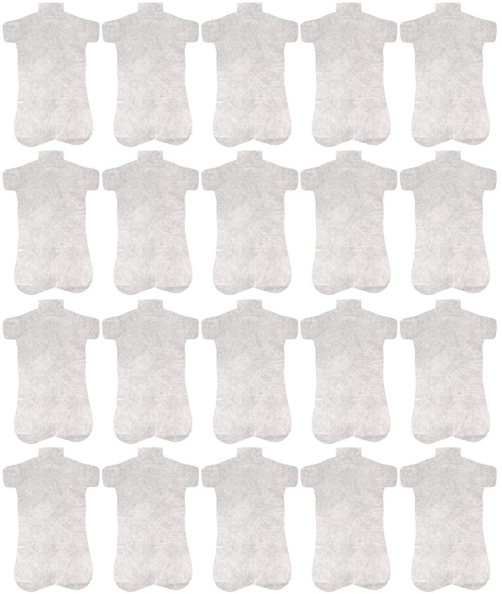 Dailygoods- Rugmasker 20 Stuks - Spa Masker Papier - Katoenen DIY Huidverzorging - Wegwerp Masker - Universeel Gebruik - Huidvriendelijk en Hydraterend - Maskerpapier