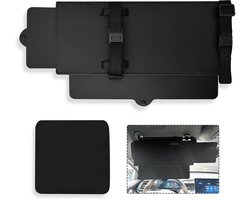 Dailygoods- Zonneklepverlenger Verstelbaar - Zonneklep Auto - Anti-glare - Auto-Accessoires - Voorstoel Bestuurder/Passagier - Zwart