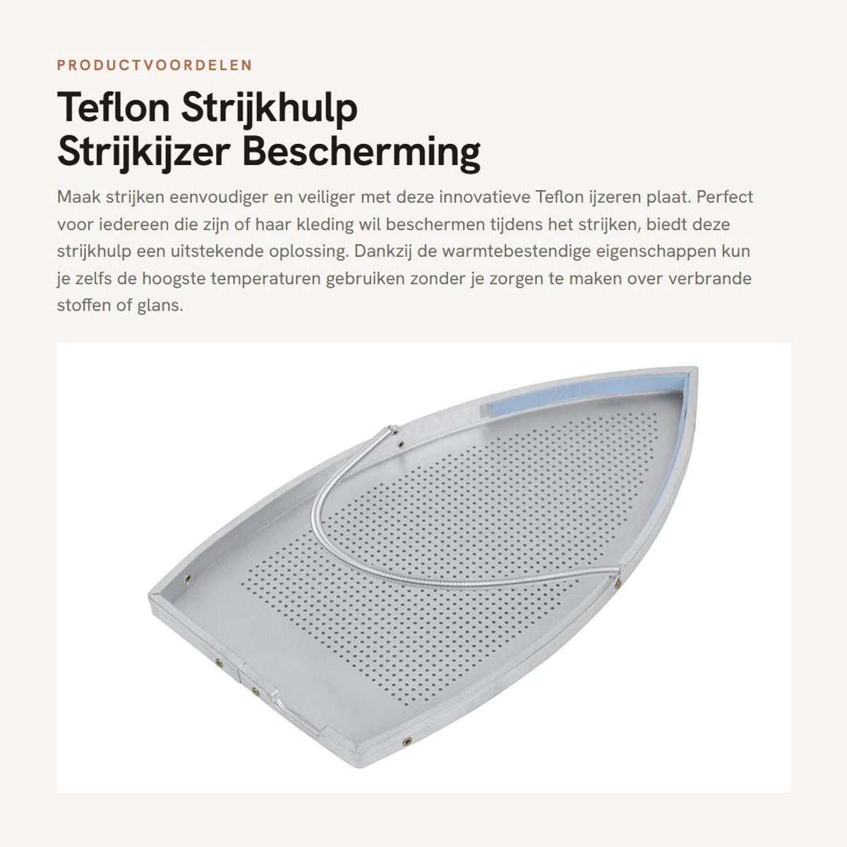 Dailygoods- Strijkhulp Teflon - Strijkijzer Bescherming - Aluminium - Warmtebestendig - Duurzaam - Eenvoudige Gebruik - Strijkijzerschoen