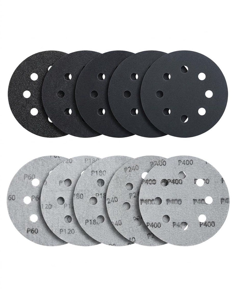 Dailygoods - 115 mm Schuurpapier - 40 Stuks Nat en Droog voor Auto Lakwerk