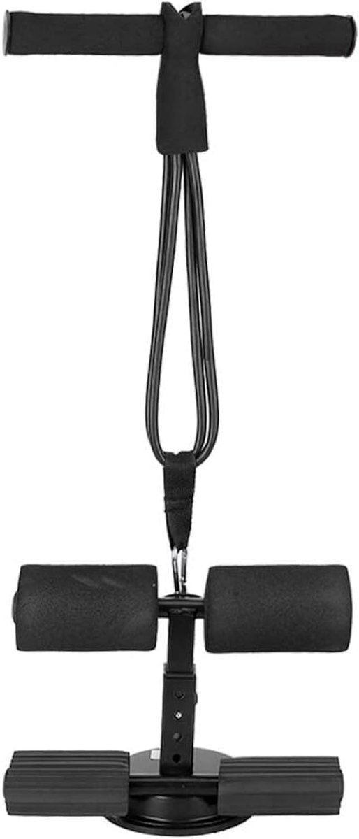 Buikspier Trainer - Fitness Hulp - Thuis Trainen - Vergrote Zuignap - 7 kg - Zwart