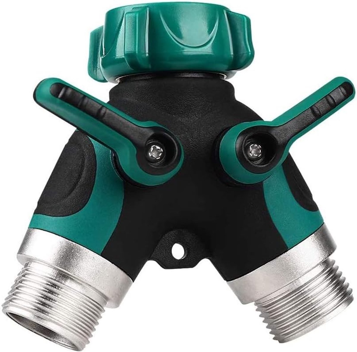 Solidchoice - 1 in 2 Manier Tuinslang Splitter - Y Valve Slang Connector
