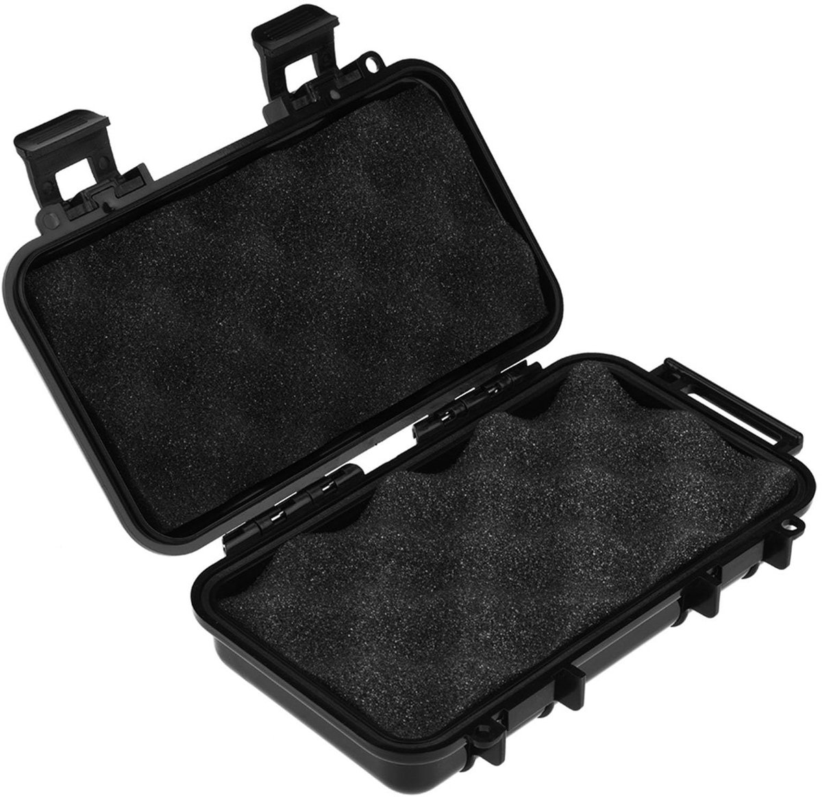 Solidchoice - Draagbare veiligheidsdoos - Opbergkoffer - Waterdicht en stevig - Zwart - Voor buitengebruik - Compact en praktisch