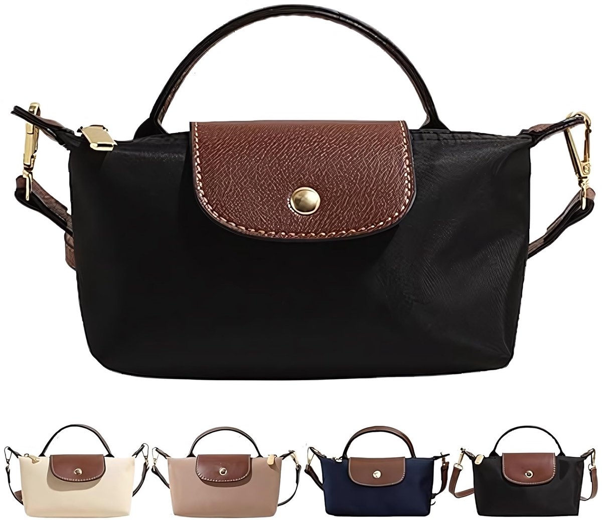 Dailygoods- Handtas Mini-Crossbody - Schoudertas Dames - Waterafstotend Nylon - Verstelbare Riem - Lichtgewicht - Chic Design
