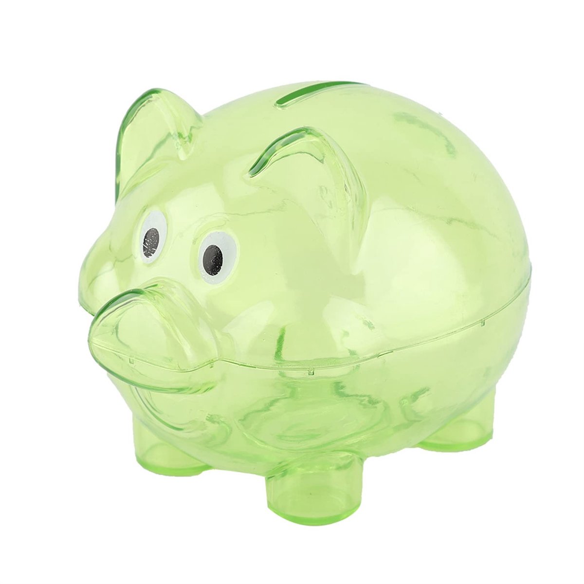 Dailygoods- Spaarpot Varken - Transparant Plastic - Creatief Speelgoed - Cadeau Voor Kinderen - Geld Beheren - Meubeldecoratie - Spaarvarken