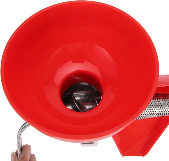 Handmatige Tomatenpers van Dikke Aluminium Legering met Tafelhouder en Schroefklem, 27 x 34 x 22 cm - Ideaal voor Vers Sap, Keukenaccessoires en Groentejuicers — afbeelding 4