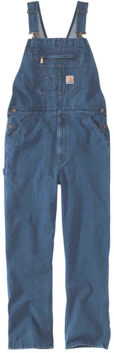 Carhartt Loose Fit Denim Slabbetje Algemeen -