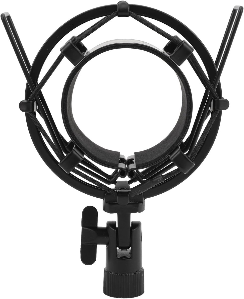 Microphone Shock Mount, Universal Shockmount for Microphones with Diameter of 55-60Mm, Anti-Vibration and Noise - ShopVlot