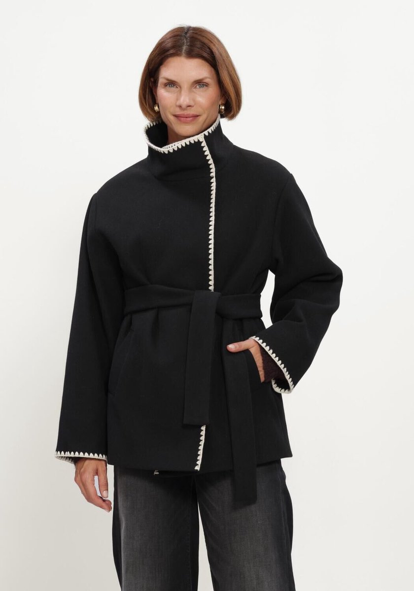 Beaumont Aliza Short Coat Jassen Dames - Winterjas - Zwart - Maat 38
